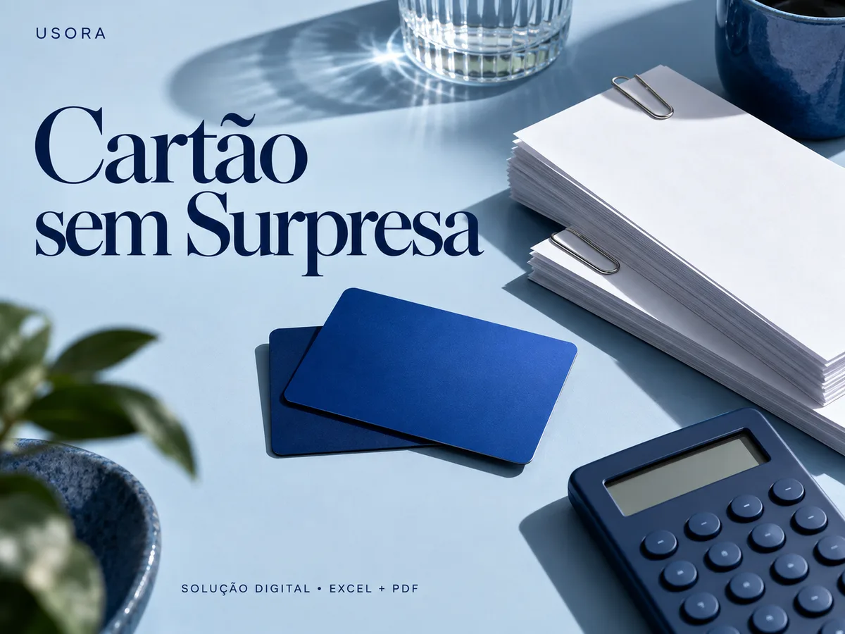 Capa ilustrativa de Cartão sem Surpresa — solução digital para download