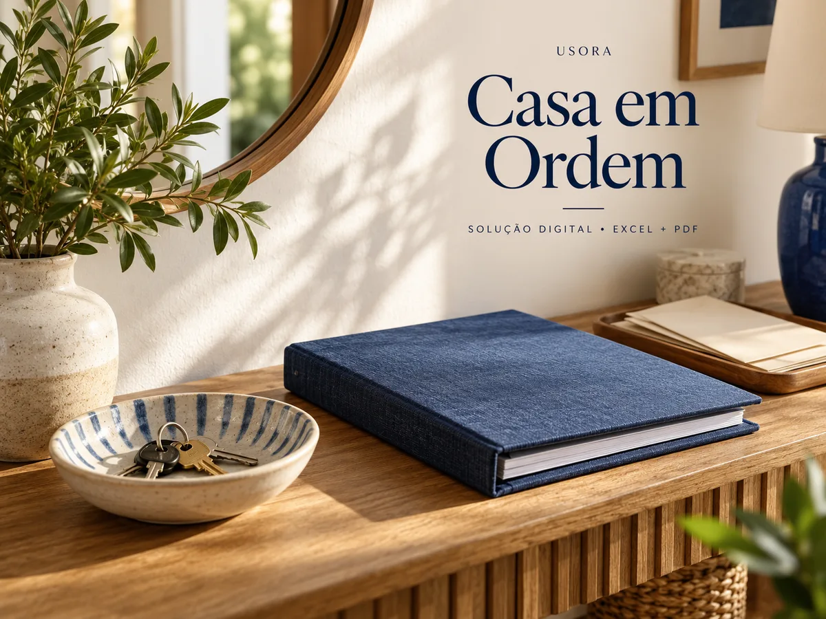 Capa ilustrativa de Casa em Ordem — solução digital para download